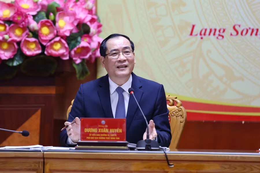 Ông Dương Xuân Huyên - Phó Chủ tịch Thường trực UBND tỉnh Lạng Sơn.