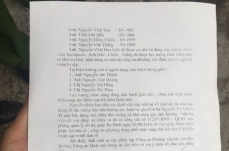 Xác định nguyên nhân ban đầu sập nhà ở phố cổ Hà Nội - Ảnh 2 Xac dinh nguyen nhan ban dau sap nha o pho co Ha Noi - Anh 2