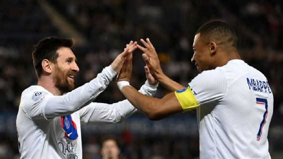 Kylian Mbappé và Lionel Messi đã trải qua hai mùa giải cùng nhau tại PSG.