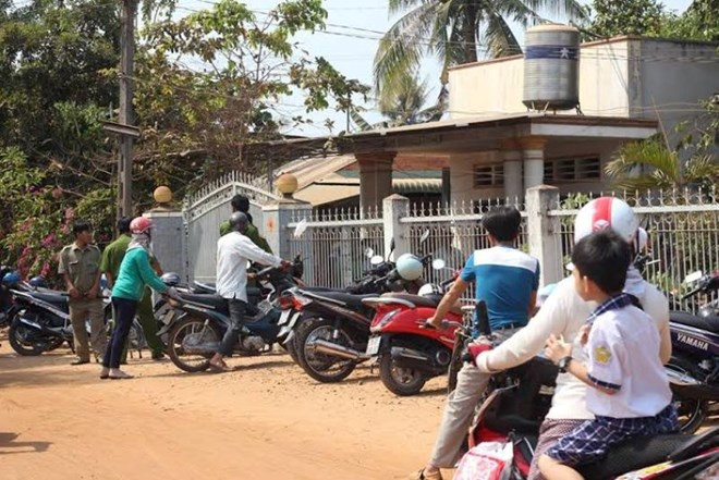 Căn nhà- nơi xảy ra vụ án mạng kinh hoàng. Căn nhà- nơi xảy ra vụ án mạng kinh hoàng.