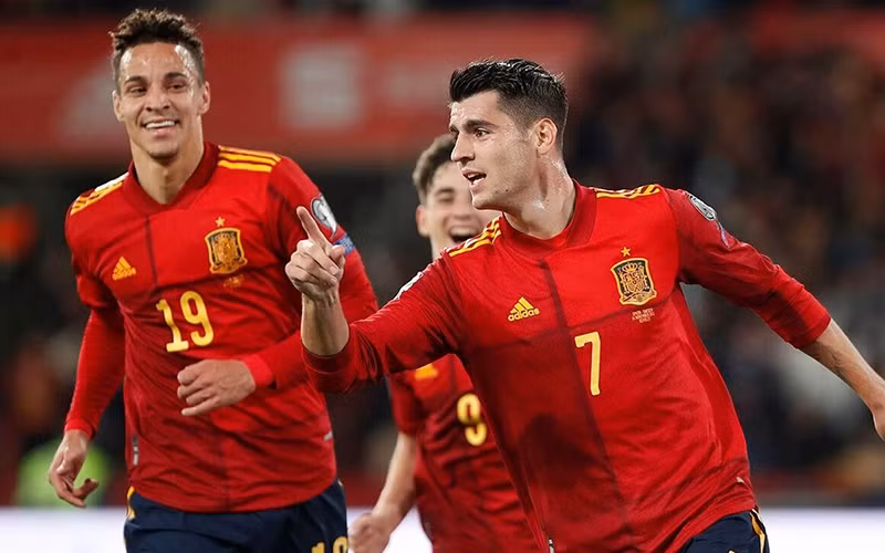 Tây Ban Nha thi đấu không thành công tại World Cup 2022.