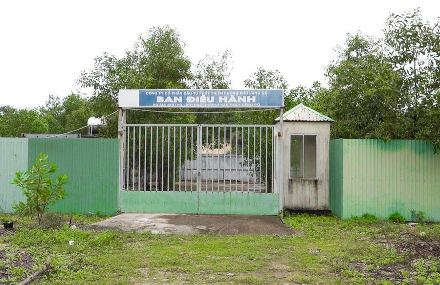 Dự án Khu du lịch nghỉ dưỡng, sân golf Lăng Cô (Thừa Thiên - Huế) sau nhiều năm vẫn &apos;nằm trên giấy&apos;. Ảnh: Phú Hòa