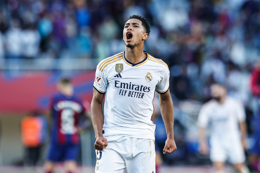 Jude Bellingham trong màu áo câu lạc bộ Real Madrid. Ảnh: CNN