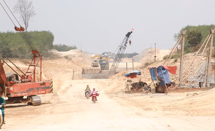 Dự án cao tốc Khánh Hòa - Buôn Ma Thuột (Dự án thành phần 3) có nguy cơ chậm tiến độ. (Ảnh: TT)