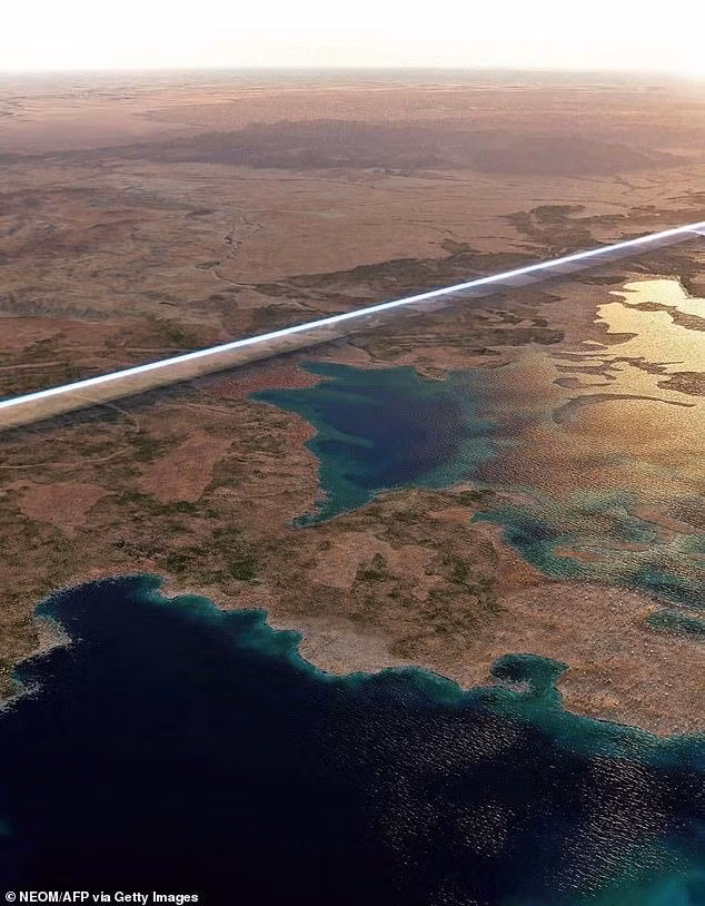 The Line dự kiến sẽ sử dụng năng lượng tái tạo cho người dân sống bên trong.