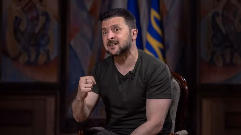 Tổng thống Ukraine Vladimir Zelensky