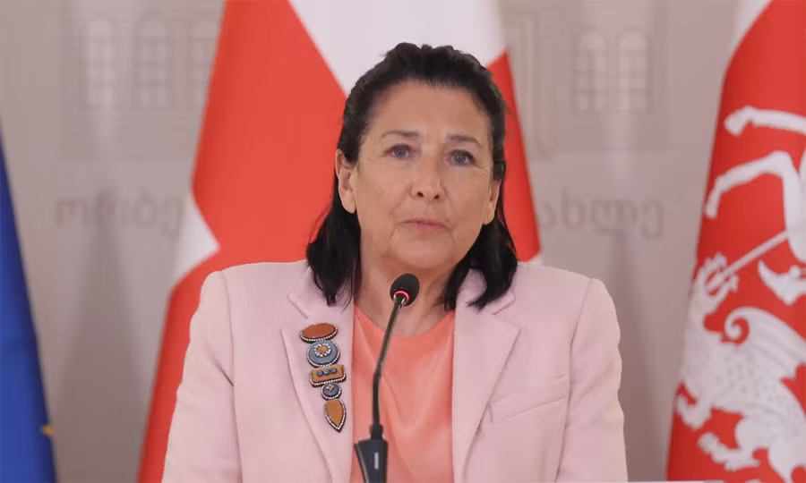 Tổng thống Georgia, Salome Zourabichvili, bác dự luật gây tranh cãi 