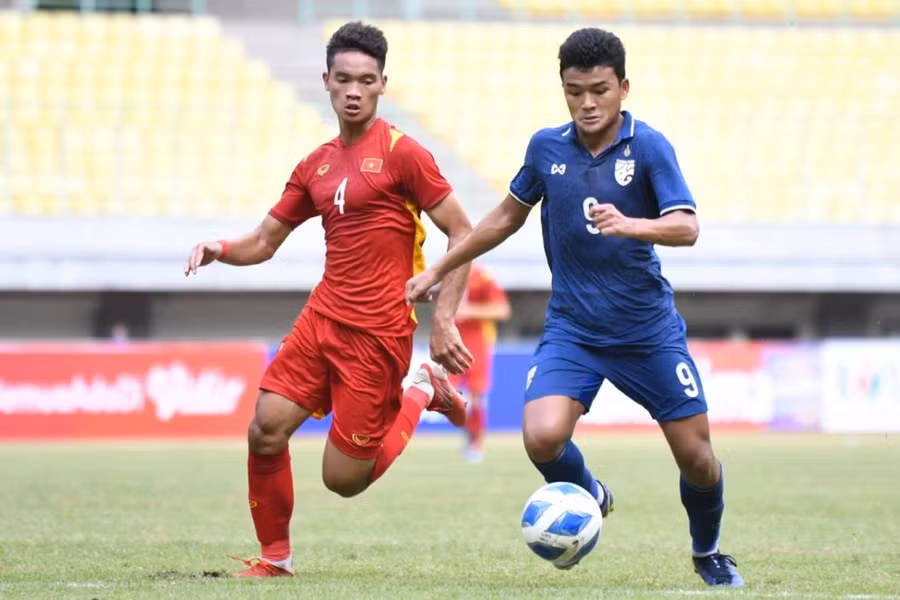 U19 Việt Nam có được bàn gỡ trong hiệp hai.