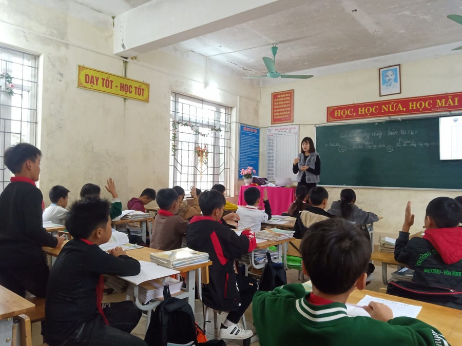 Công tác phổ dục giáo dục luôn được huyện Mai Châu chú trọng.