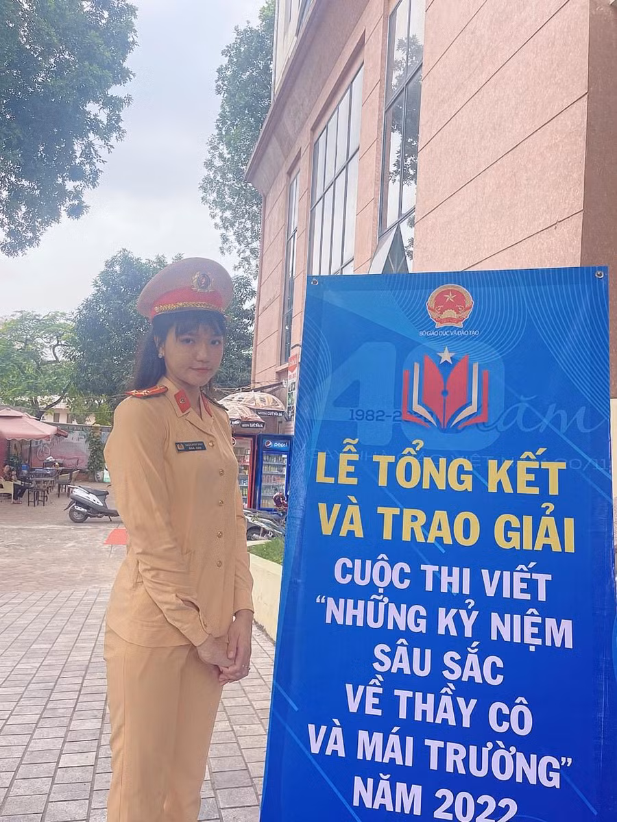 Ngọc Anh tại lễ trao giải.