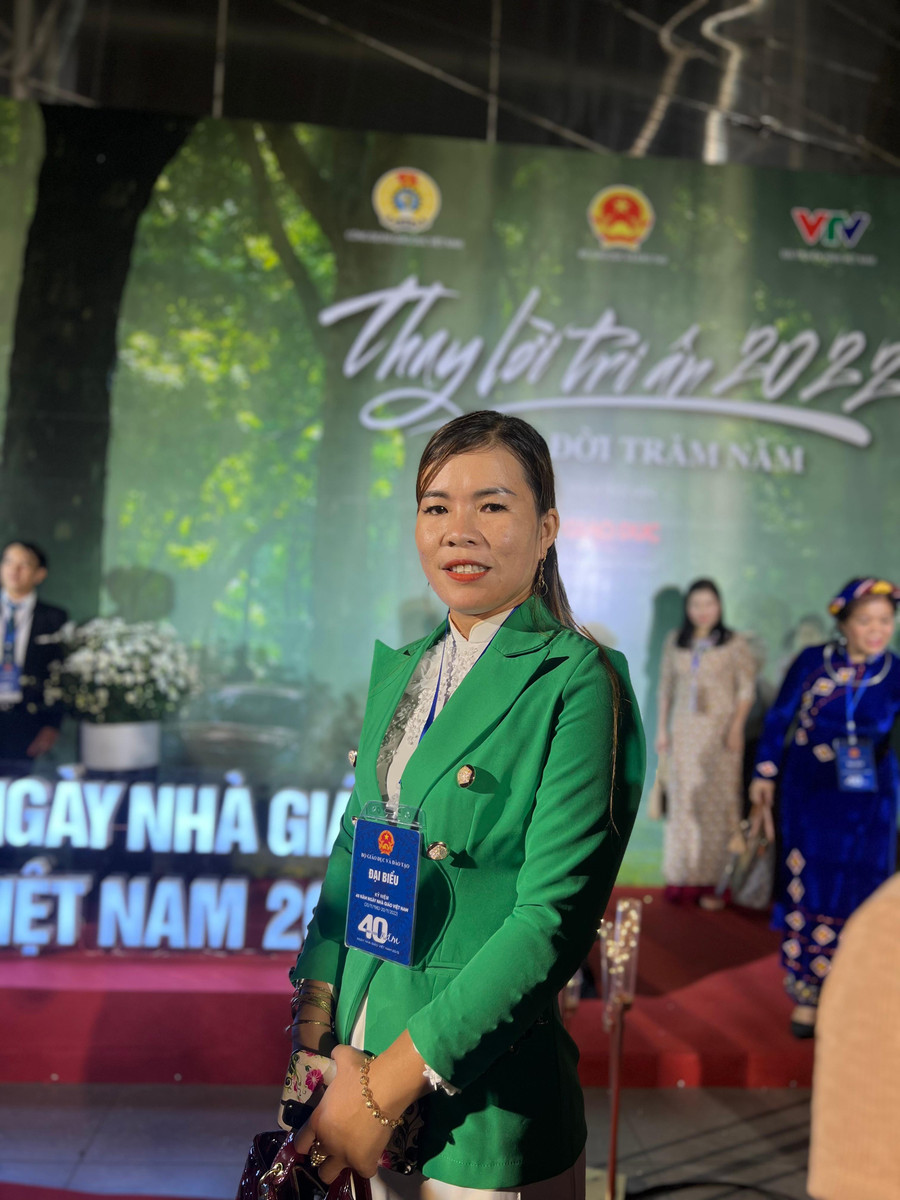 Cô Nguyễn Thị Tuyết Nhung có mặt tại chương trình. Cô Nguyễn Thị Tuyết Nhung có mặt tại chương trình.