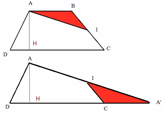 Phương pháp "Bàn tay nặn bột" trong bài diện tích hình thang ảnh 1