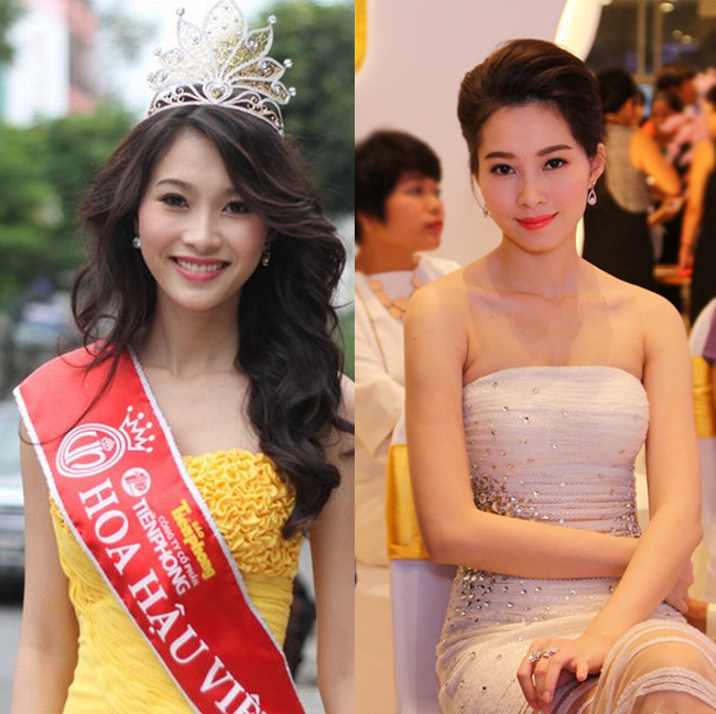 5 Hoa hậu Việt đẹp bất ngờ sau khi giành vương miện 5 Hoa hau Viet dep bat ngo sau khi gianh vuong mien