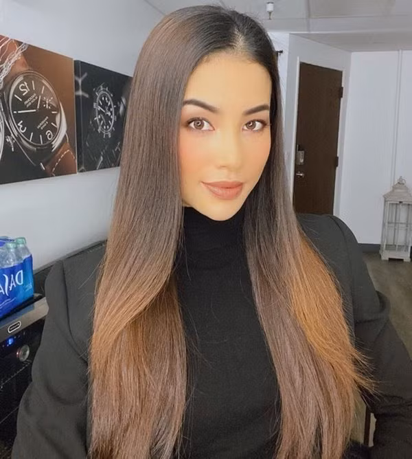 Ngỡ ngàng gương mặt lạ lẫm của Hoa hậu Phạm Hương ảnh 1