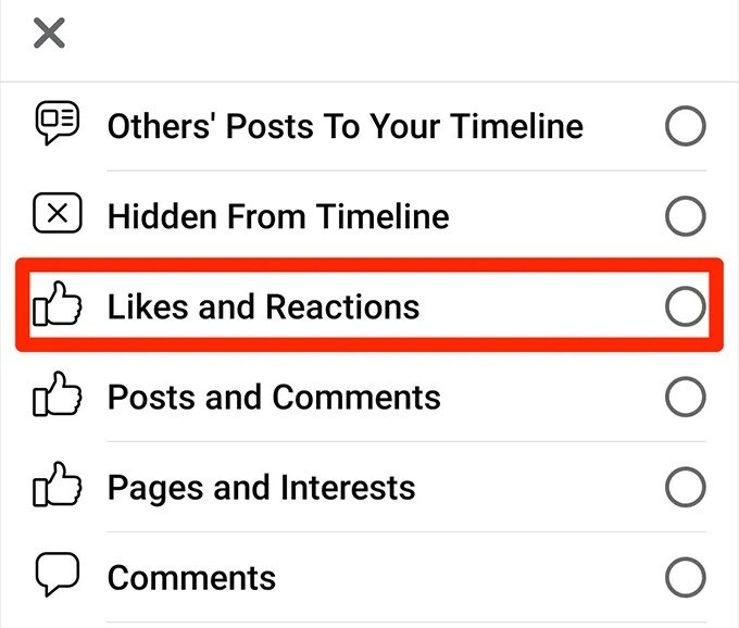 Cách xem lại tất cả những bài viết bạn đã like trên Facebook