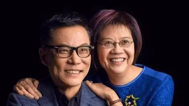 Vợ chồng ông Lý Quốc Khánh và bà Du Du.