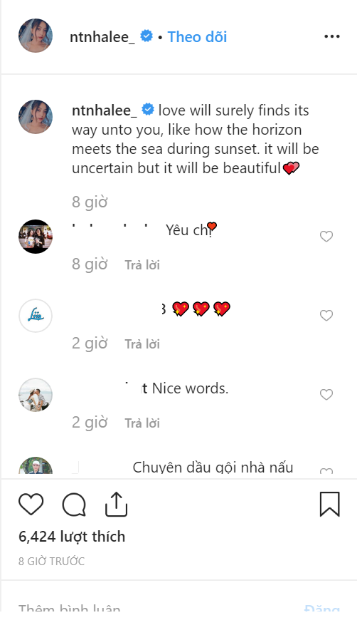 Quang Hải lộ tin nhắn với “hotgirl 1m52”, Nhật Lê có động thái bất ngờ ảnh 2 Dòng trạng thái đầy ẩn ý của Nhật Lê.