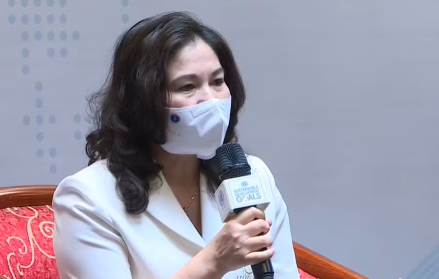 Bà Nguyễn Thị Hà - Thứ Trưởng Bộ LĐTB&amp;XH Ảnh: Chương trình cung cấp.