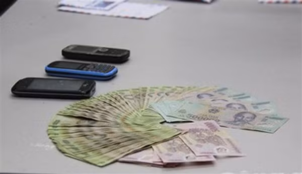 Tang vật vụ án.