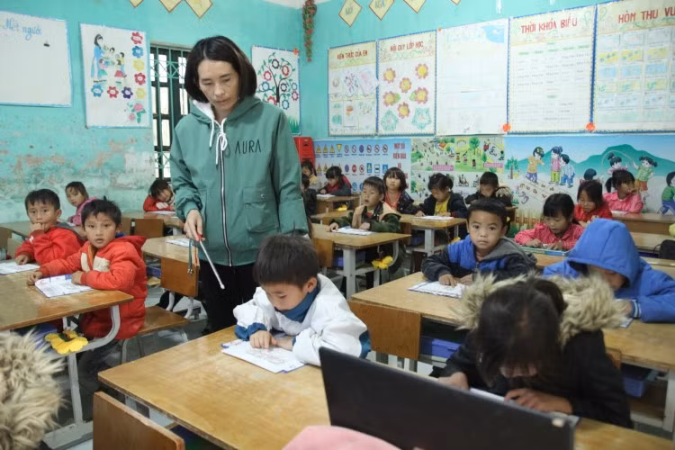 Tỷ lệ học sinh đến lớp ngày càng tăng cao.