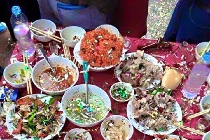 Bắn pháo giấy trong đám cưới và cái kết đắng của cô dâu