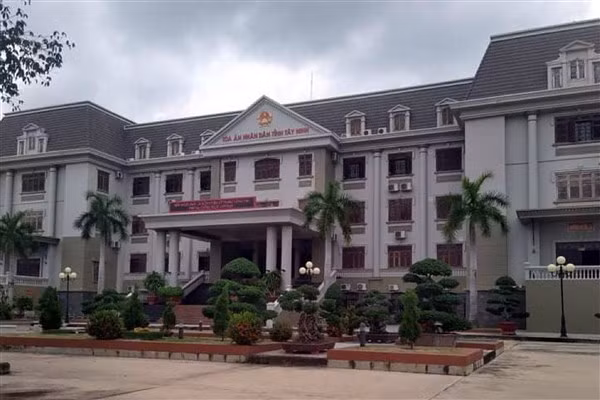 Phiên tòa được TAND tỉnh Tây Ninh xử kín.