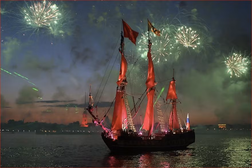 Lễ hội Đêm trắng. Ảnh: Bored Panda