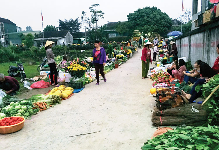 Chợ quê ngày Tết