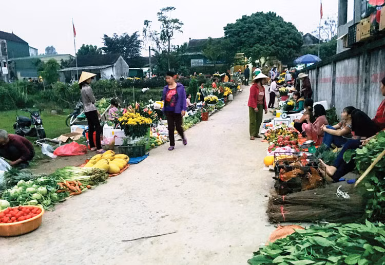 Chợ quê ngày Tết