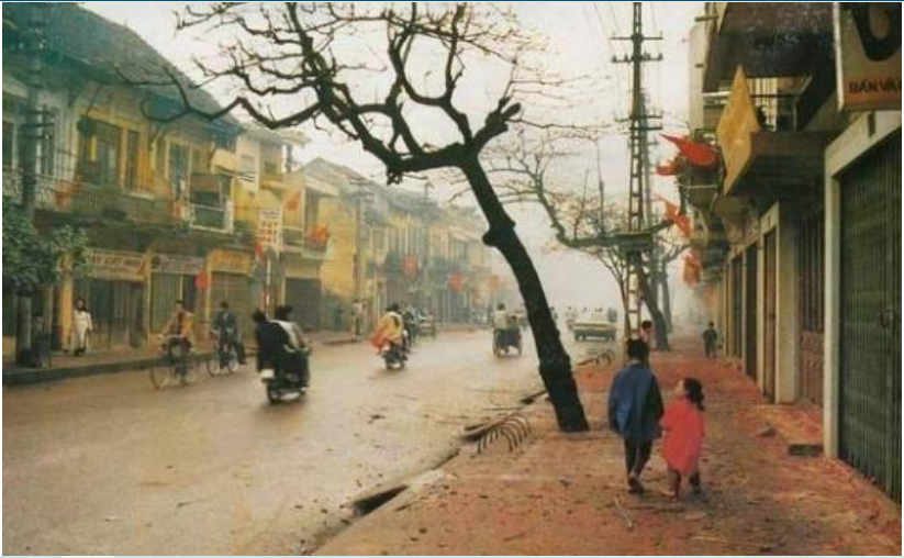 Phố phường đón xuân. Ảnh tư liệu Phố phường đón xuân. Ảnh tư liệu