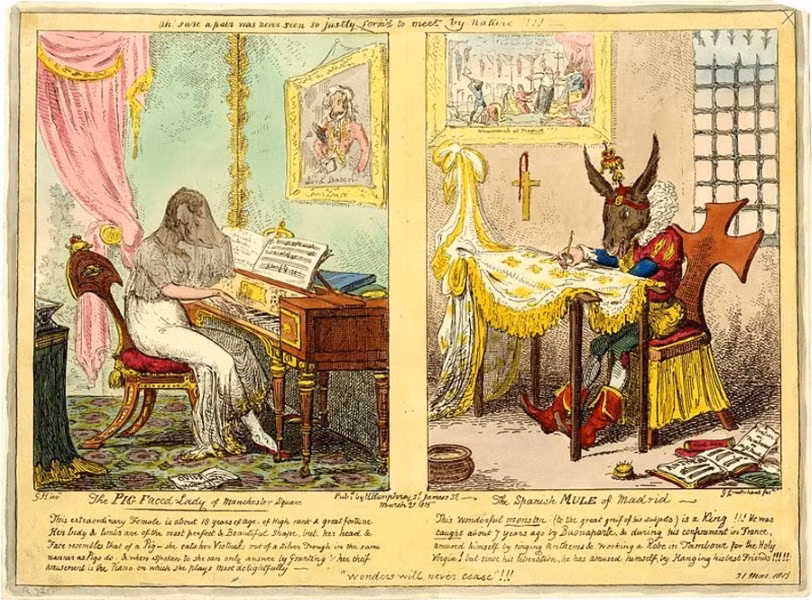 Người phụ nữ mặt lợn theo truyền thuyết.