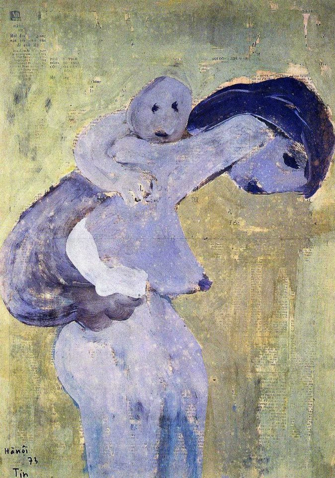 Tranh của Trần Trung Tín được cố danh họa Bùi Xuân Phái từng nhận xét là 'màu trời cho'. Tranh của Trần Trung Tín được cố danh họa Bùi Xuân Phái từng nhận xét là 'màu trời cho'.