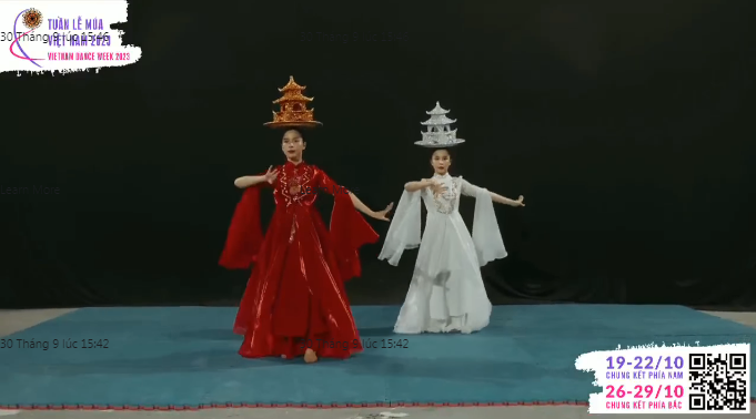 Tiết mục tham dự vòng thử thách video Tuần lễ Múa Việt Nam 2023. Ảnh: Chụp từ Fanpage Vietnam Dance Week 2023 Tiết mục tham dự vòng thử thách video Tuần lễ Múa Việt Nam 2023. Ảnh: Chụp từ Fanpage Vietnam Dance Week 2023