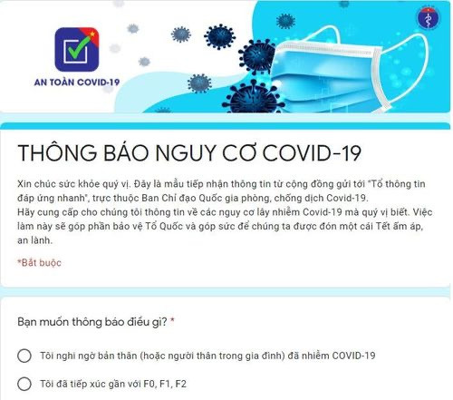 Bộ Y tế kêu gọi người dân chung tay phát hiện F0, F1 ảnh 1 Bộ Y tế kêu gọi người dân chung tay phát hiện F0, F1 ảnh 1