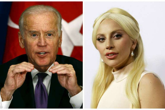 Phó tổng thống Mỹ Joe Biden và Lady Gaga. Phó tổng thống Mỹ Joe Biden và Lady Gaga.