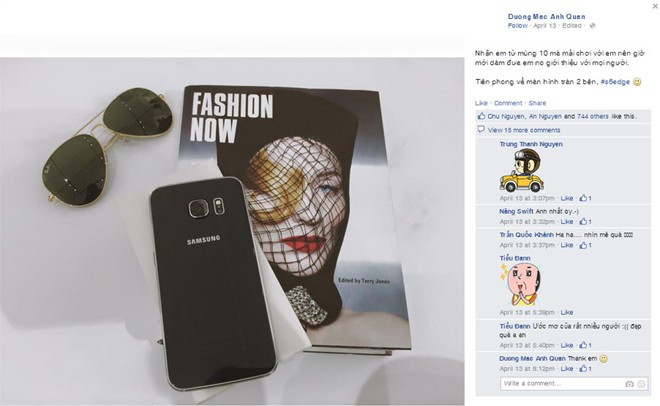 Dương Mạc Anh Quân thể hiện rõ gu thời trang tối giản bằng cách sắp đặt chú trọng về màu sắc.