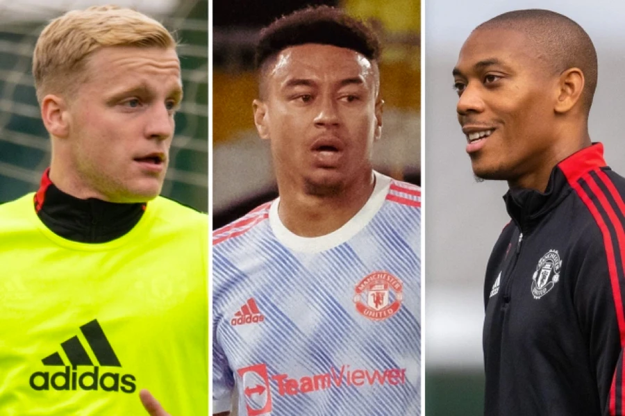 Van De Beek, Lingard, Martial đều thuộc diện sẽ bị Man Utd thanh lý ở kỳ chuyển nhượng mùa đông.