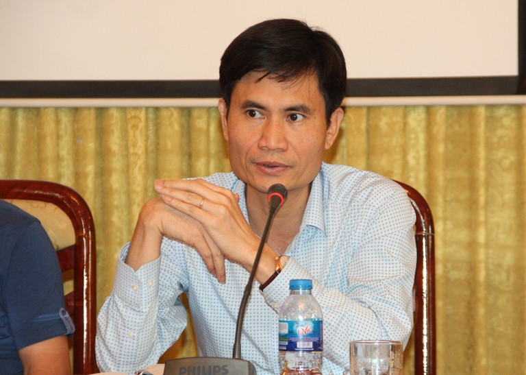 PGS.TS Nguyễn Quang Huy - Hiệu trưởng nhà trường tại buổi cung cấp thông tin tuyển sinh cho báo chí PGS.TS Nguyễn Quang Huy - Hiệu trưởng nhà trường tại buổi cung cấp thông tin tuyển sinh cho báo chí