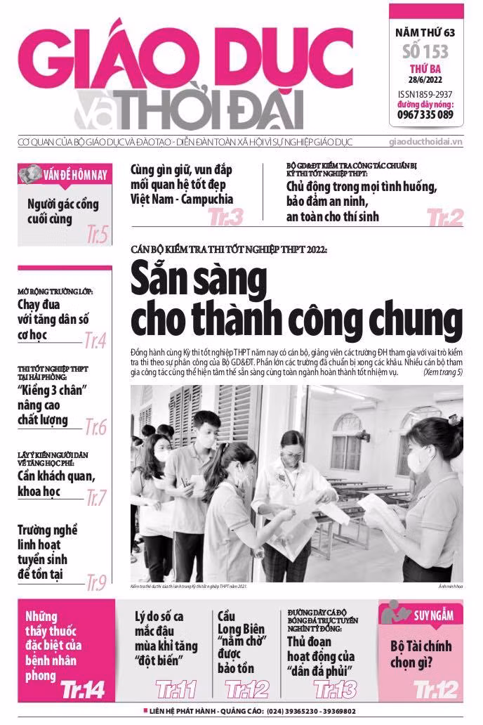 Tin tức báo in số 153, ra ngày hôm nay 28/6/2022