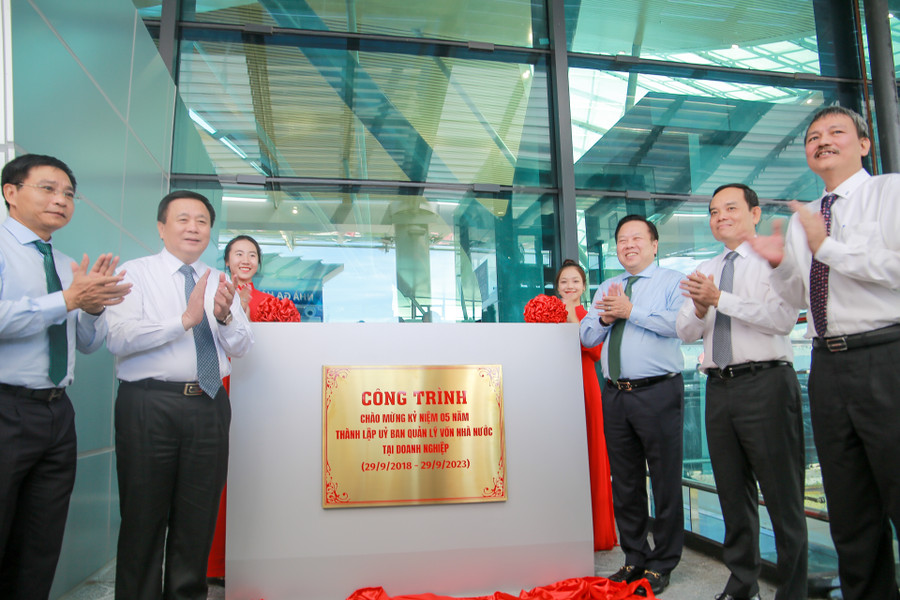 Nhà ga hành khách T2 là công trình chào mừng kỷ niệm 5 năm thành lập Ủy ban Quản lý Vốn Nhà nước tại Doanh nghiệp.