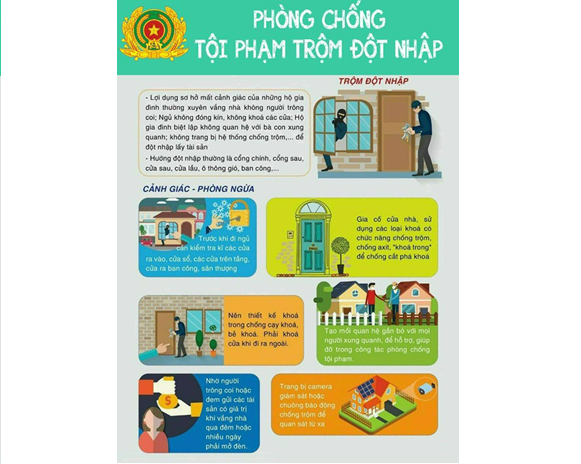 Công an TP Hà Nội cảnh báo tội phạm trộm cắp đột nhập. Công an TP Hà Nội cảnh báo tội phạm trộm cắp đột nhập.