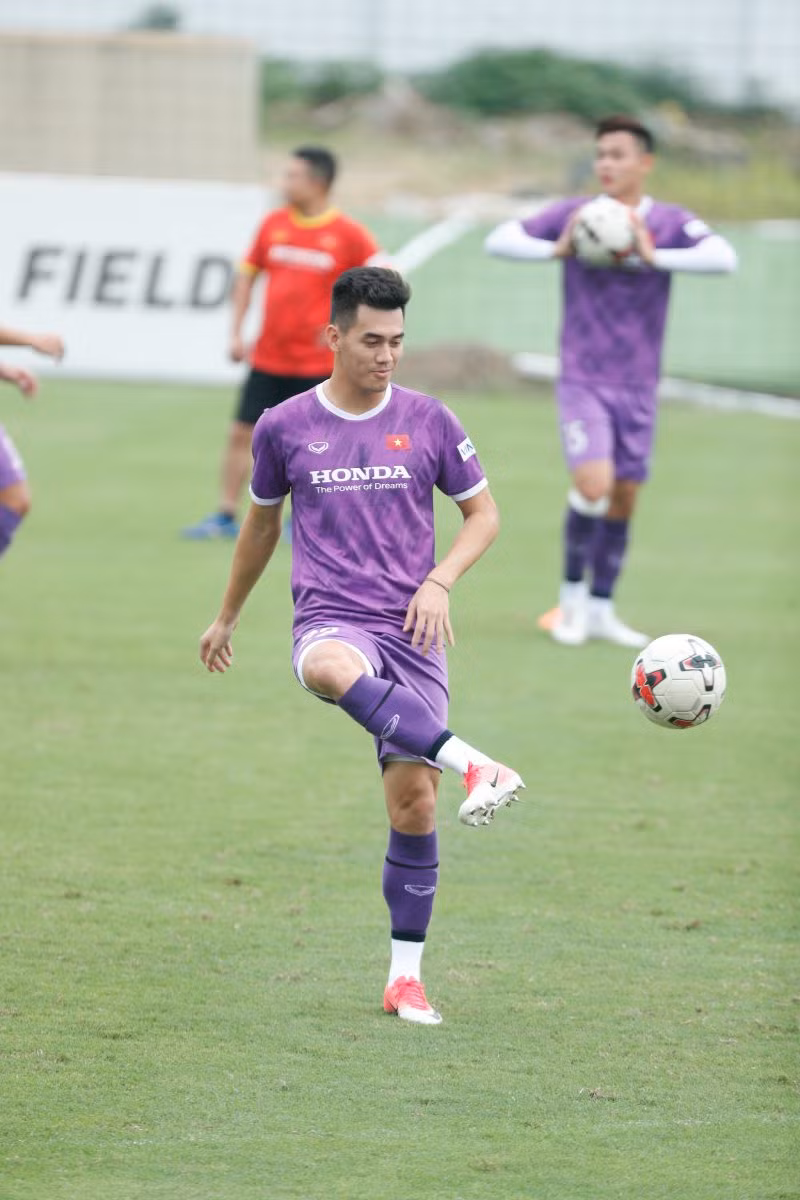 Tiến Linh đã trở lại hội quân cùng đồng đội sau chiến dịch SEA Games 31.