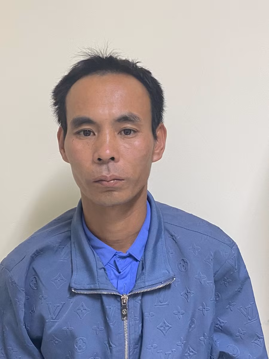 Nguyễn Văn Trường tại cơ quan công an.