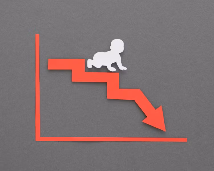 Tỷ lệ sinh ở Hàn Quốc liên tiếp giảm sâu.