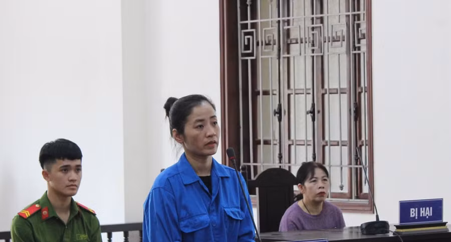 Bị cáo Ke Thị Thu Thảo tại phiên toà.