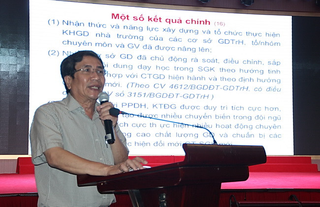 TS Vũ Đình Chuẩn báo cáo tại hội nghị TS Vũ Đình Chuẩn báo cáo tại hội nghị