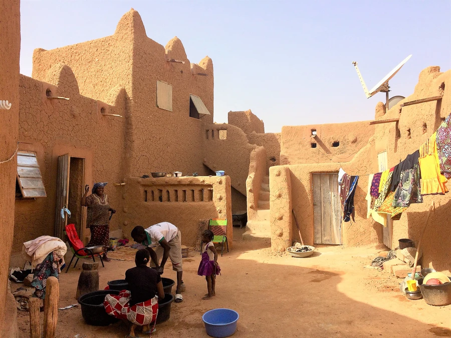 Thành phố Agadez, Niger, được UNESCO công nhận là Di sản Thế giới. Ảnh: ITN