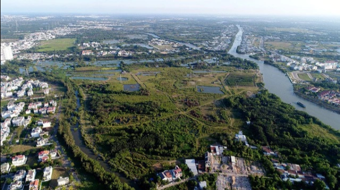 Khu đất tại xã Phước Kiển mà Công ty TNHH MTV đầu tư và xây dựng Tân Thuận bán cho Công ty Quốc Cường Gia Lai.