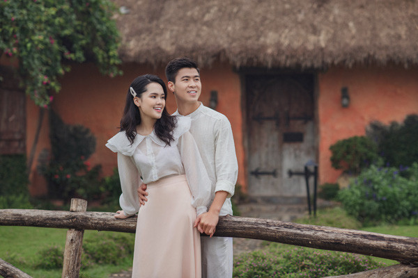 Ảnh cưới tuyệt đẹp của cầu thủ Duy Mạnh và hotgirl Quỳnh Anh