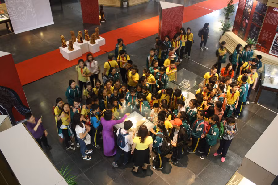 Bảo tàng Hà Nội phối hợp với các cơ sở giáo dục để xây dựng nội dung chuyên đề phù hợp theo Chương trình Giáo dục địa phương.